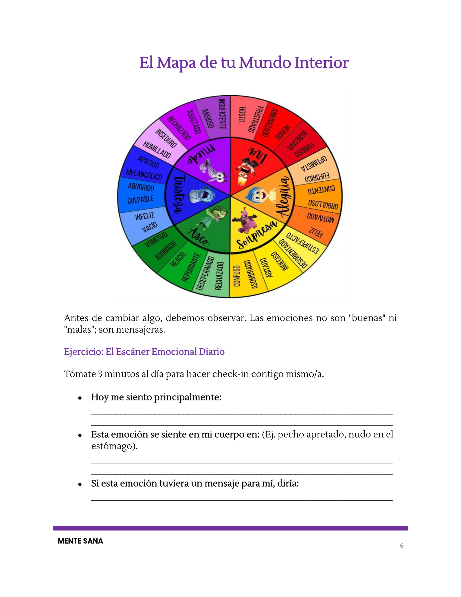 Escáner emocional diario